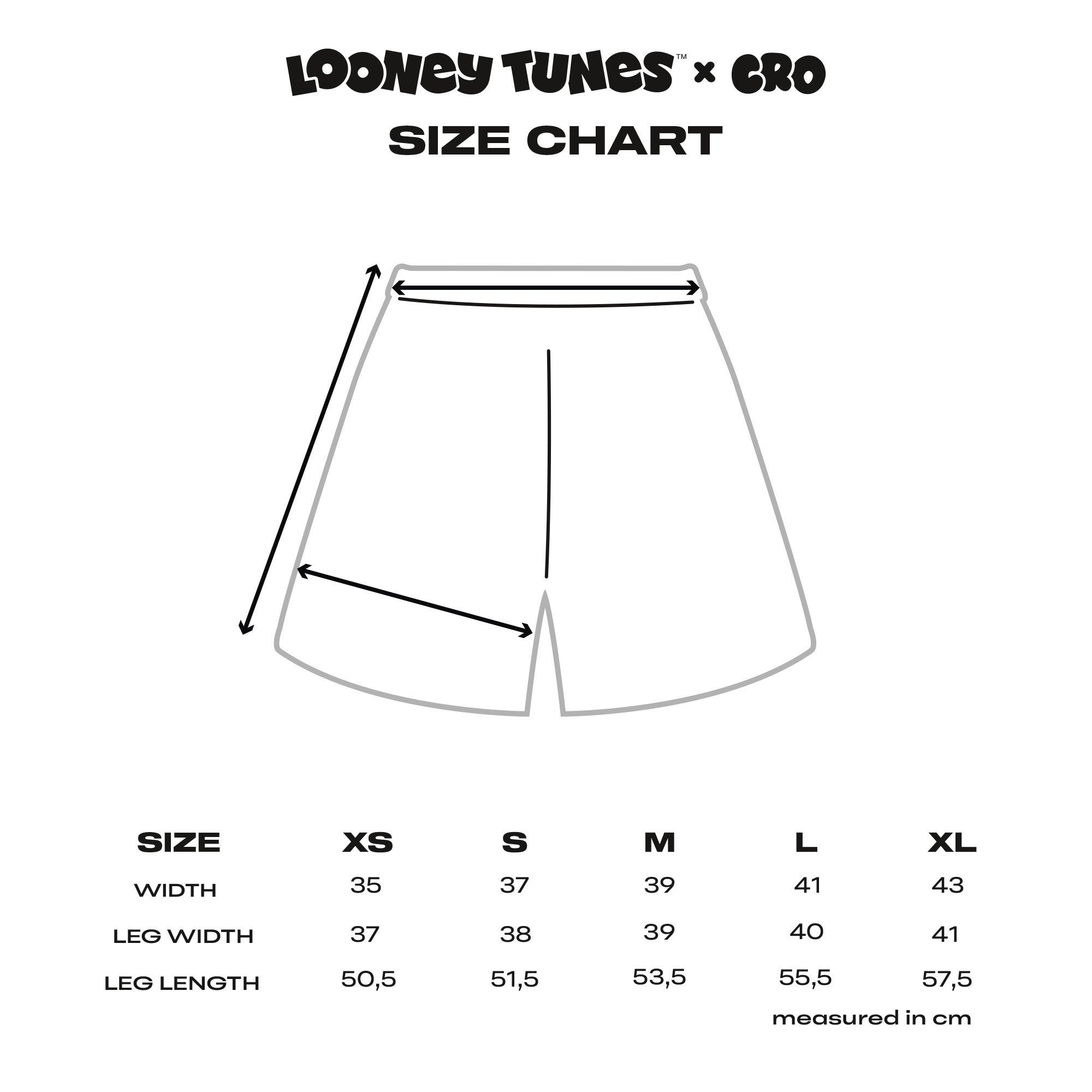 Looney Tunes & Cro Hanging with Cro Shorts 439455