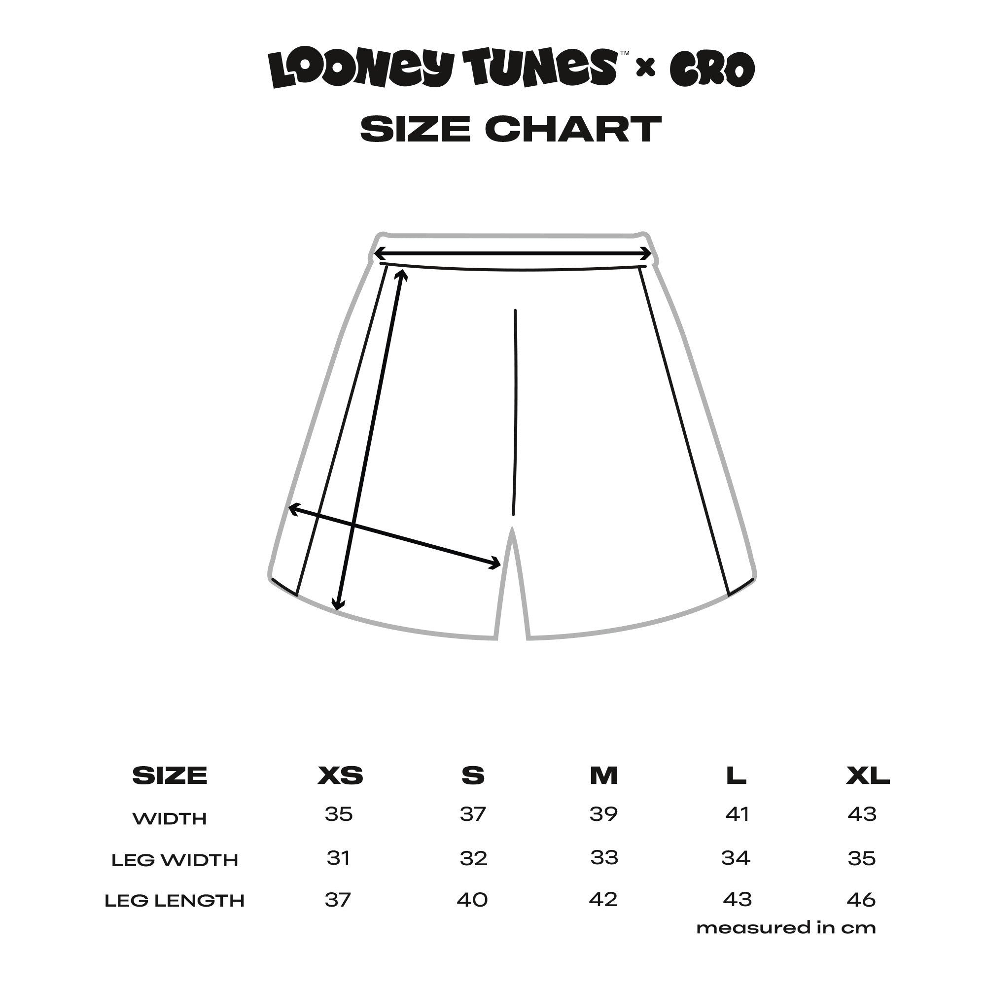 Looney Tunes & Cro Looney Tunes x Star Shorts 439567