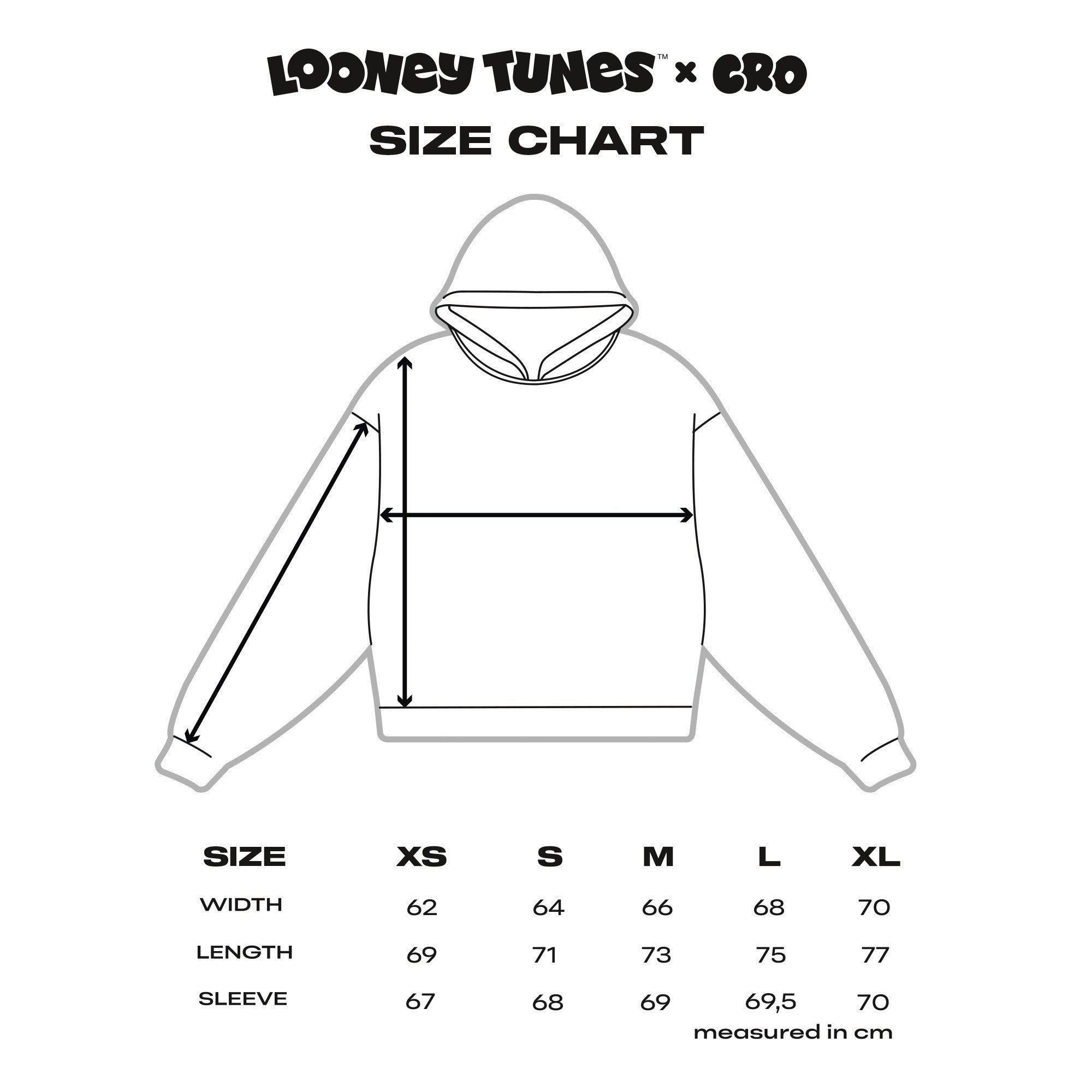 Looney Tunes & Cro Marvin: Just a moment, please Kapuzenpullover 439391