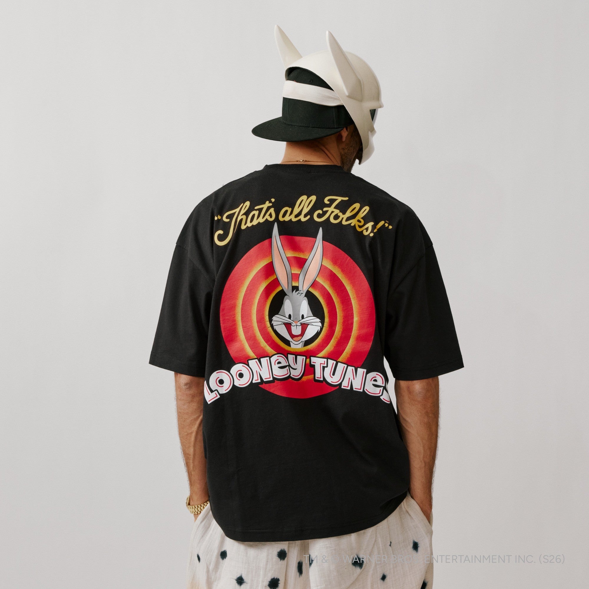 Looney Tunes & Cro Tru Punk Thats all Folks (black) T-Shirts 439977