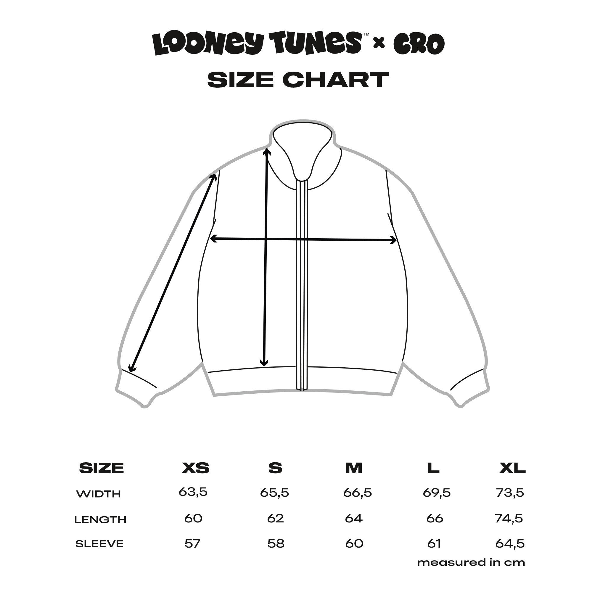 Looney Tunes & Cro Tru Punk Jacke/Mantel 439437